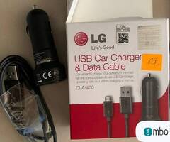 oryginalna ładowarka USB samochodowa LG CLA-400 + gratis!!! - 1